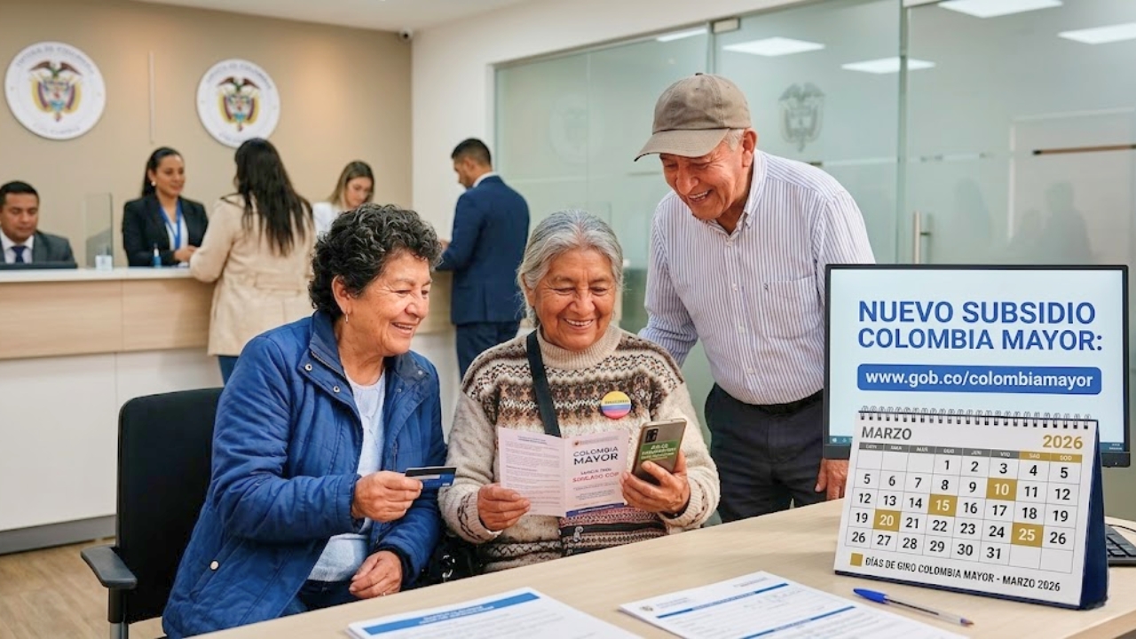 Colombia anuncia subsidio de $225,000 para adultos mayores en marzo de 2026: requisitos, registro y fechas de giro